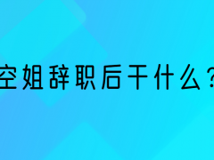 不想做空姐了，空姐辭職后干什么？